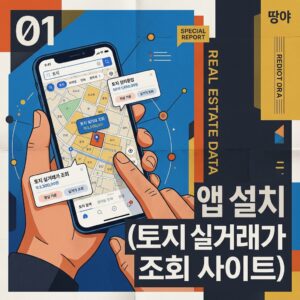 ai thumbnail poster 땅야 앱 설치 토지 실거래가 조회 사이트 1785640467
