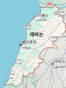 레바논 지도보기 위치 고화질 사이트 1 레바논 지도보기 위치 고화질 사이트