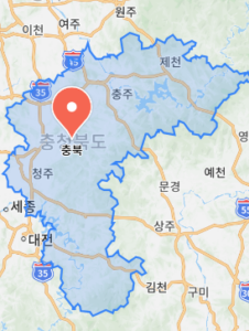충청북도 지도 크게 보기 고화질 사이트
