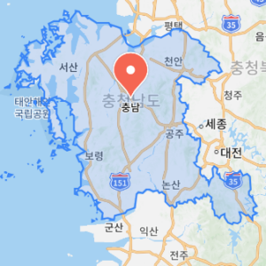 충청남도 지도 크게 보기 고화질 사이트